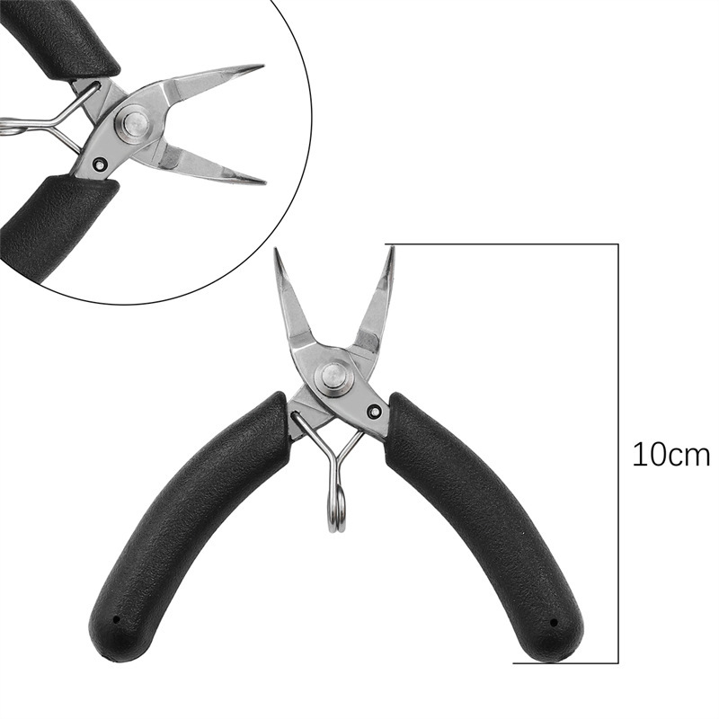 Curved-nose pliers
