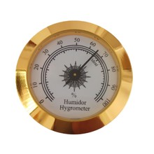 衣柜雪茄盒38MM湿度计雪茄保湿器温湿度计表陶瓷恒温保湿定做手表