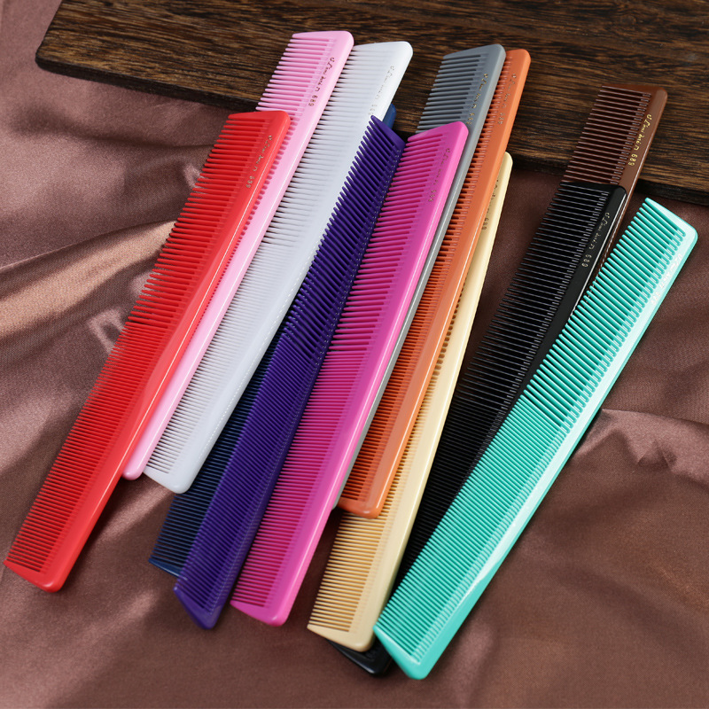 Barber Comb Type Professional Hair Cutting and Combing Barber Shop Professional Long Hair Comb Hairdressing Comb 689 Curly Hair Men and Women Home