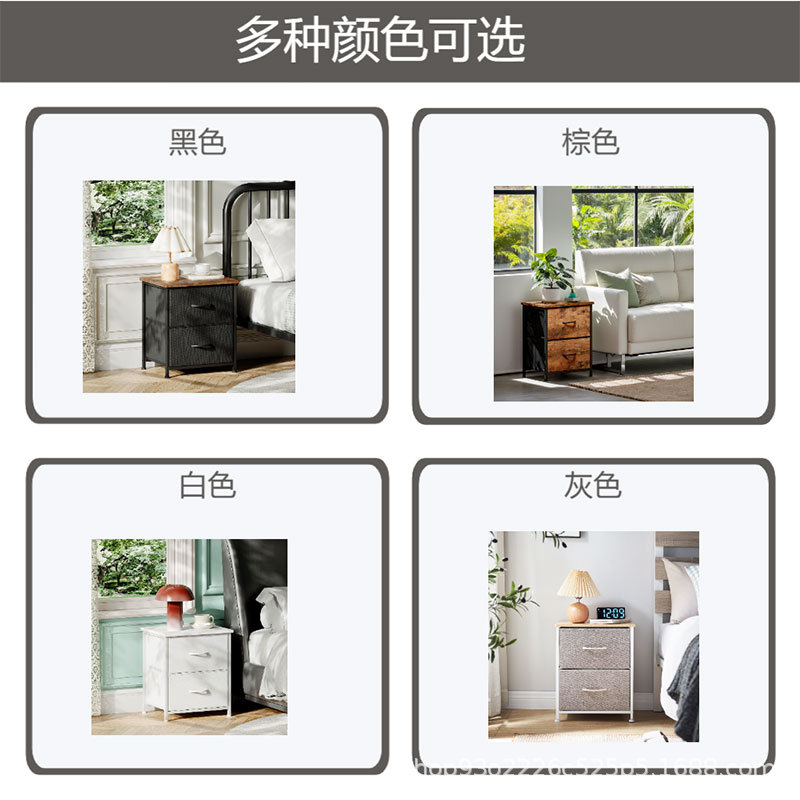 Mesa de tocador de madera maciza para comercio exterior transfronterizo, mesita de noche, cómoda para apartamentos pequeños.