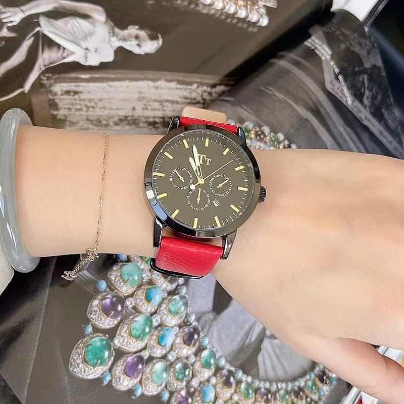 TT Dial, ремешок для часов, календарь, модные брендовые женские часы, корейский стиль