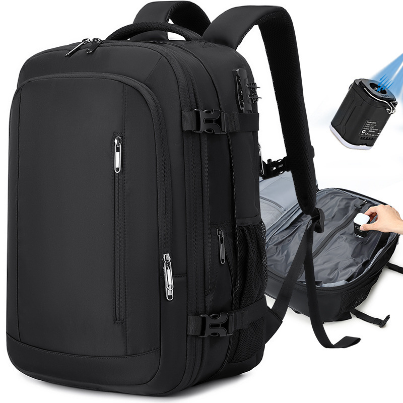 High-end business travel laptop backpack for men 17inch large-capacity travel leisure waterproof expandable backpack