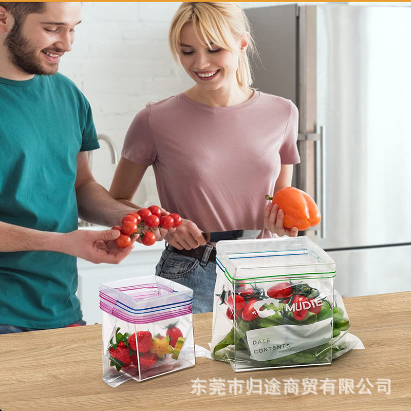 ZiplockBagHolder bag holder food storage bag holder leftovers stuffed zipper freezer bag holder storage 2