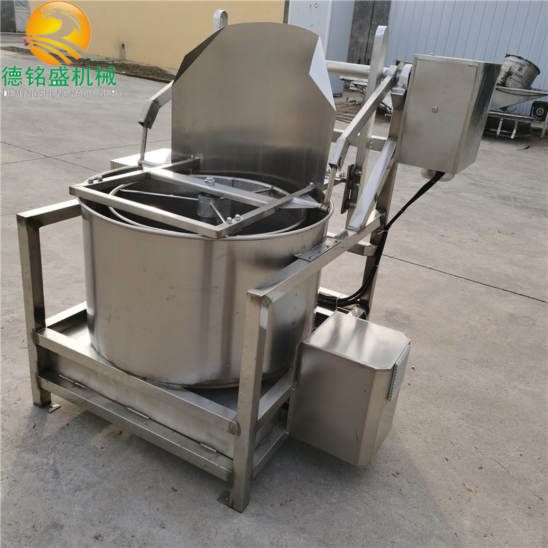 内江油炸食品脱油机 定制不锈钢食品脱水机器 甜不辣鱼豆腐脱油机