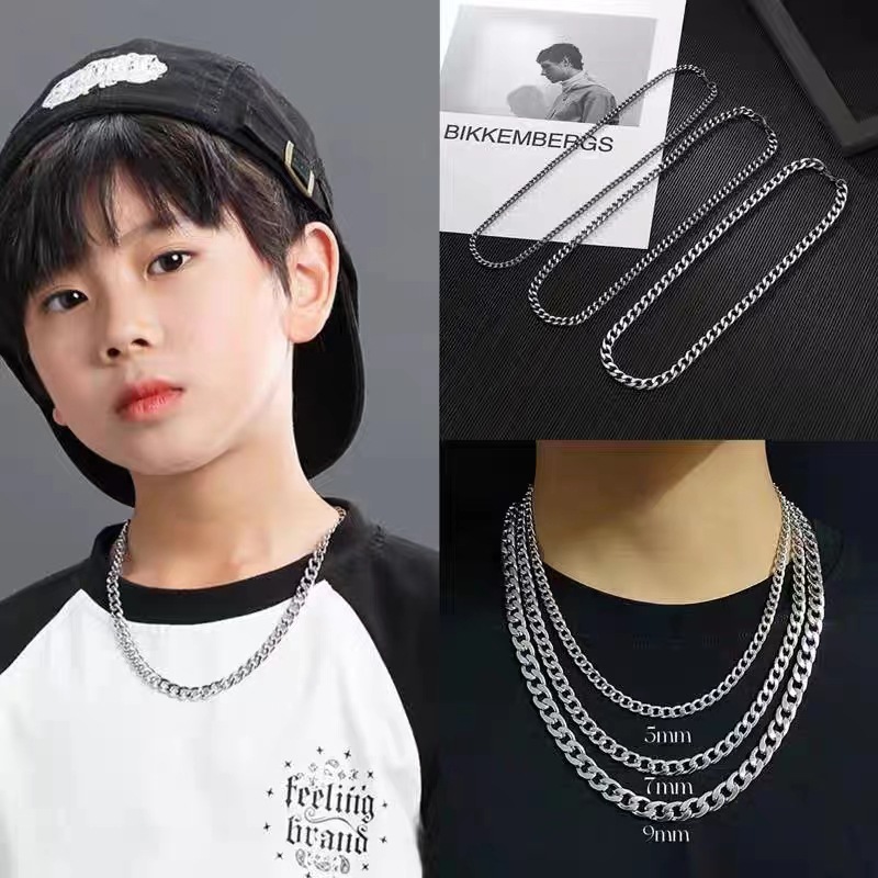 Children's necklace men's trendy street...