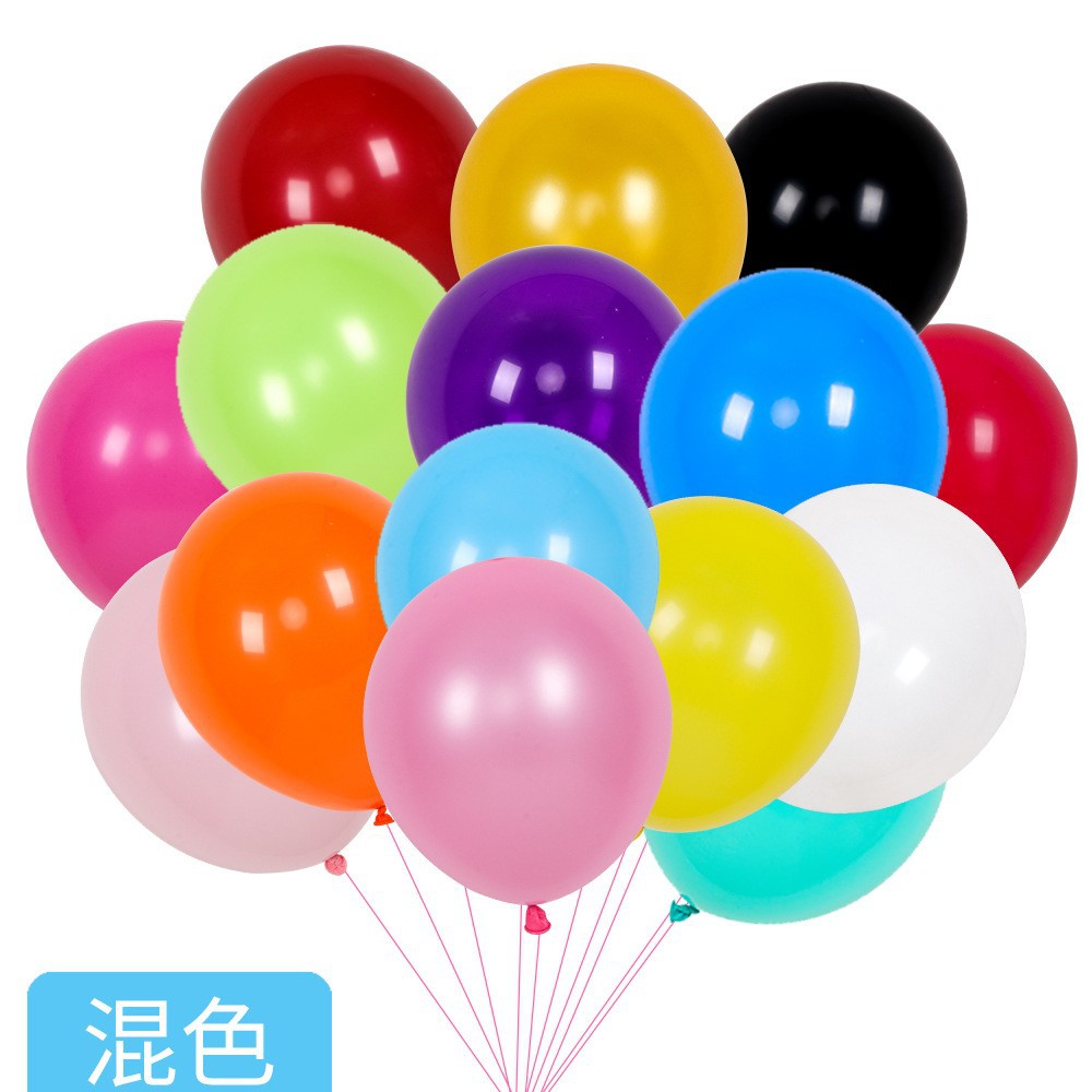 10寸哑光乳胶气球节日婚庆装饰气球加厚2.2克哑光石榴红气球批发