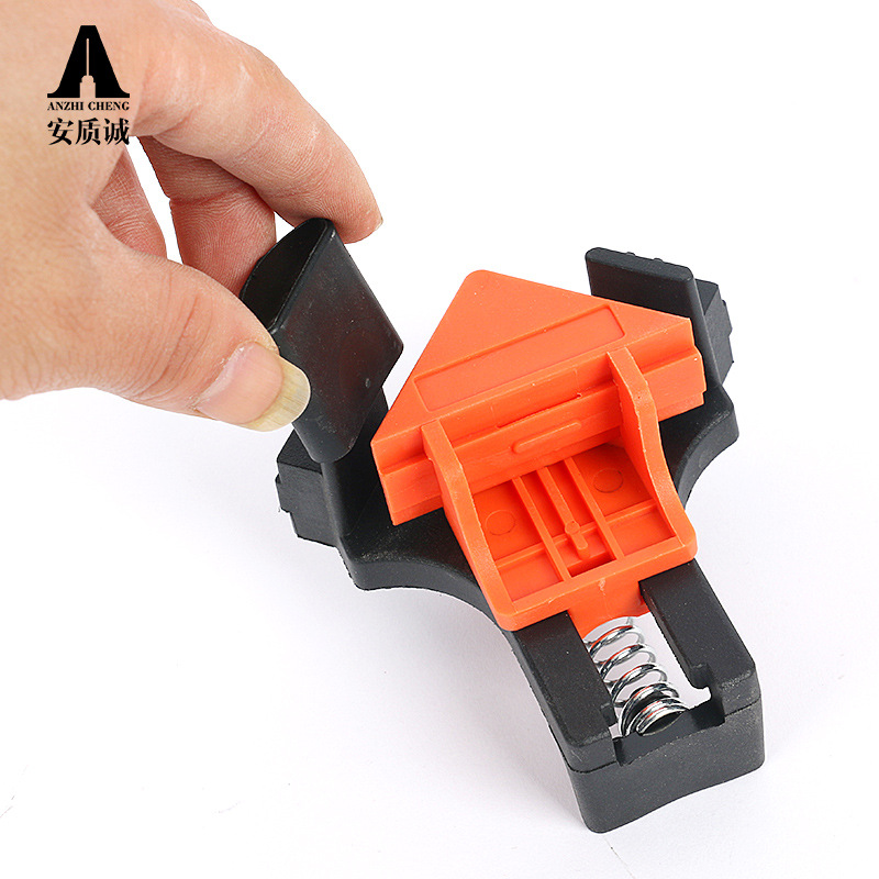 厂家直供 90° 家居木工直角固定打孔安装器90度相框夹DIY快速夹