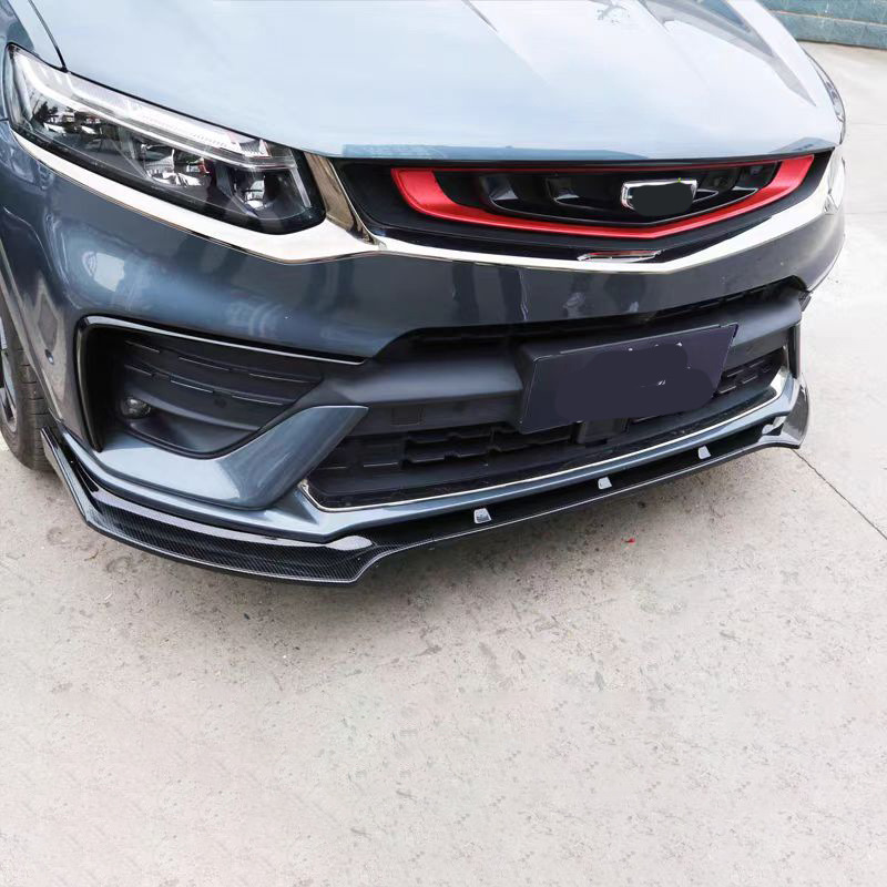 Geely Xingyue 2019-22 Overseas Monjaro Car Three-stage Punched Front Shovel Small Surrounding Modified Front Lip