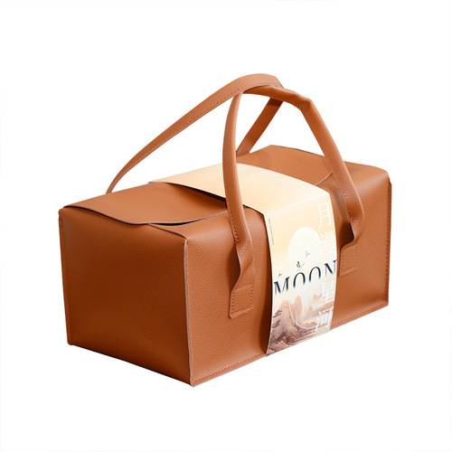 Creative Vine Woven Hand-held Mooncake Box for Hotel Group Buying, Mooncake Packaging for Mid-Autumn Festival, Wholesale Mid-Autumn Festival Gift Box 2024