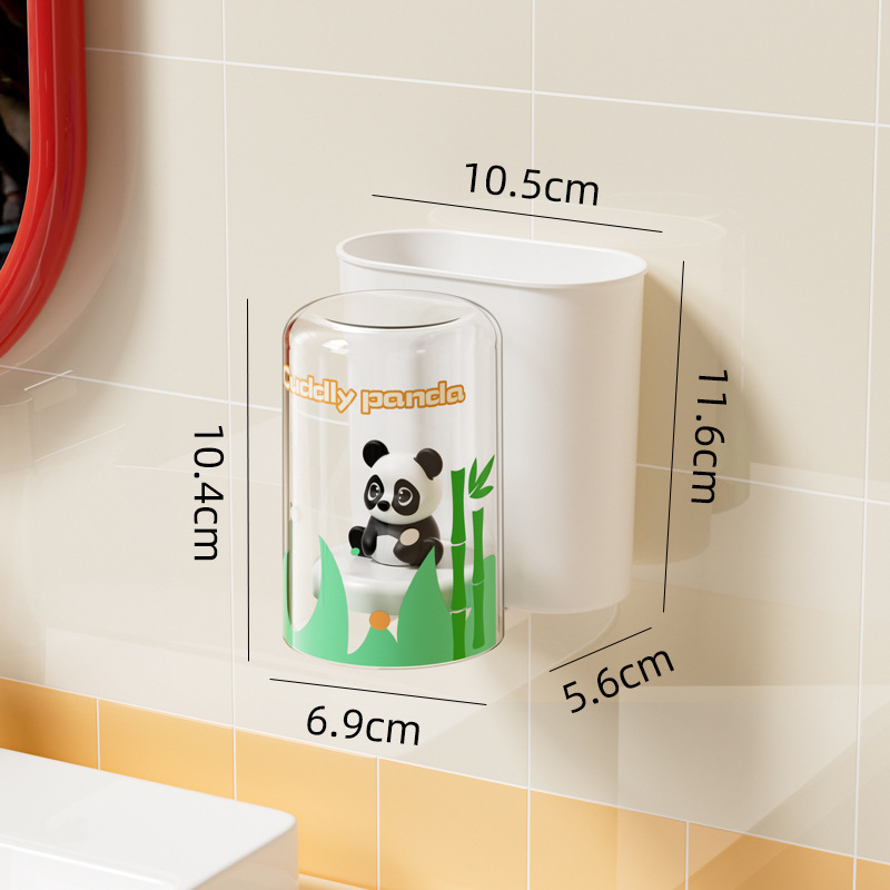 Suport pentru periuțe de dinți cu pahar pentru copii_voghion.com