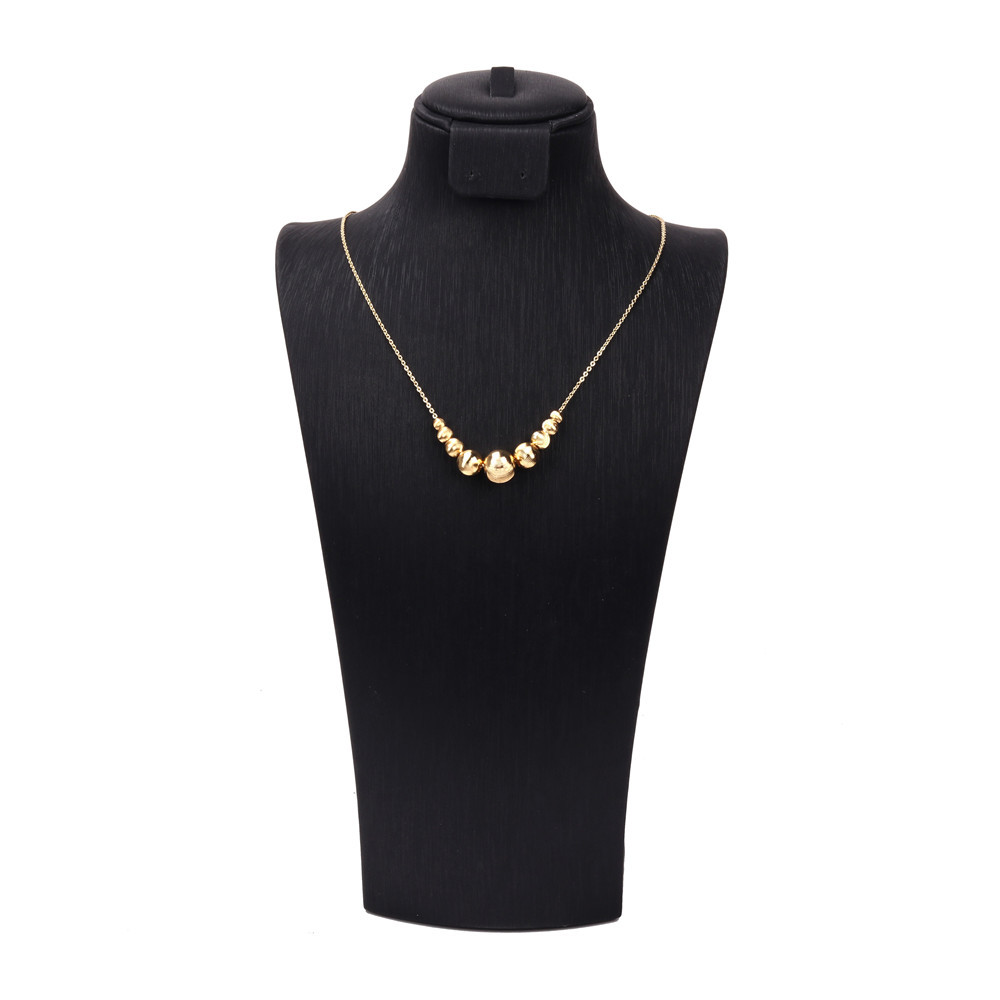 Wholesale Jewelry Retro Gold-plated Copper Beaded Necklace Nihaojewelry display picture 11