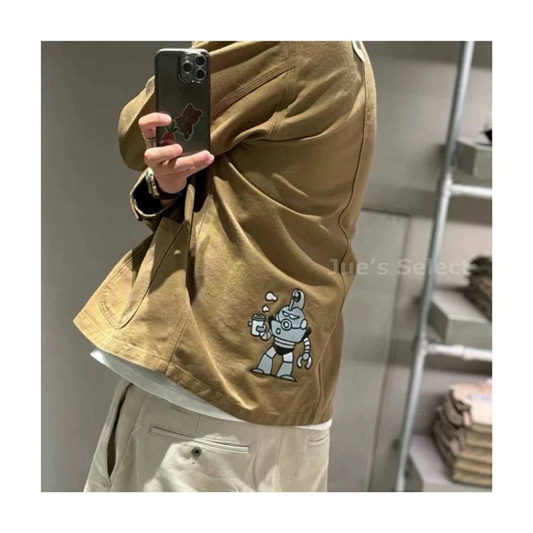 涩谷限定#开业纪念款Car卡哈Shibuya刺绣字母密歇根翻领夹克外套|undefined