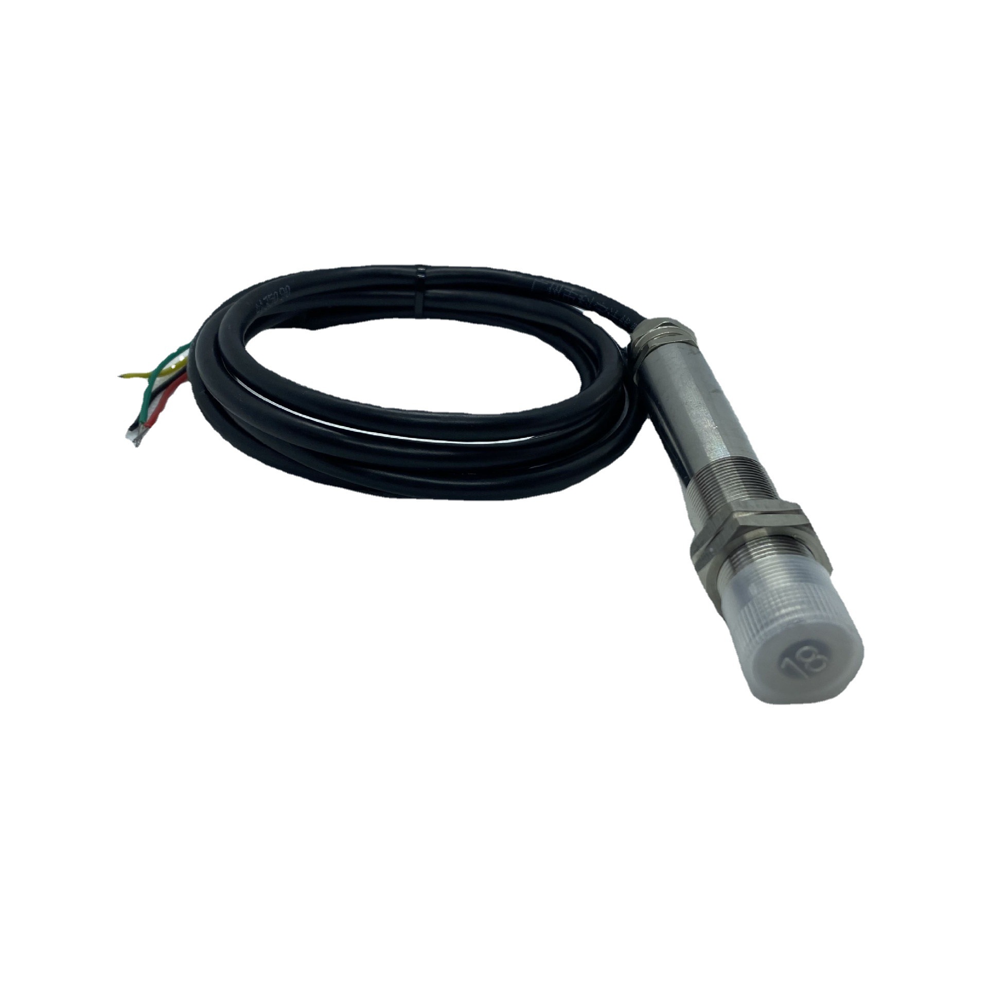 在线式红外线测温工业高精度探头温度传感器0-500℃输出0-5V/485