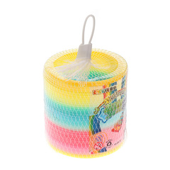 幼兒園禮物小學生獎勵小禮品微商地推活動掃碼引流彩虹魔力彈簧圈