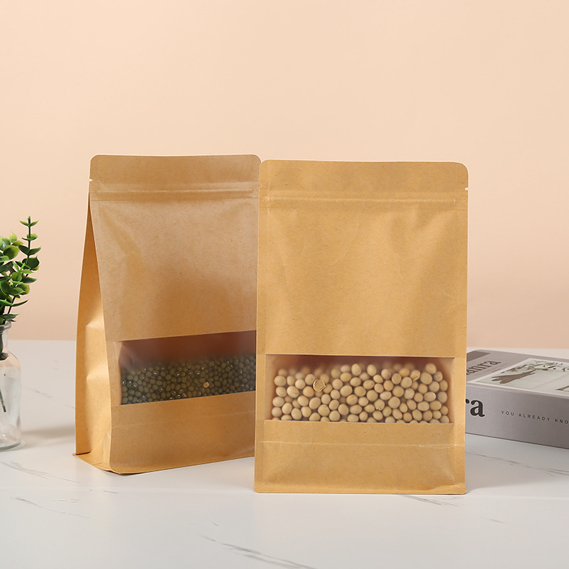 牛皮纸八边封食品袋