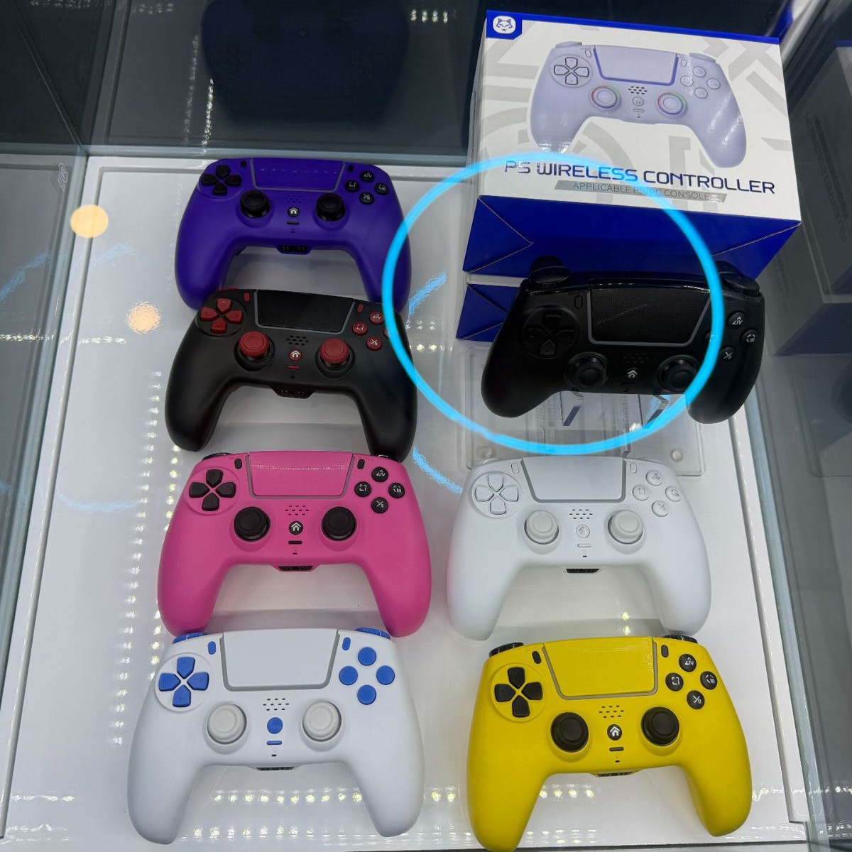 Ps5 bluetooth gamepad hall trigger ps5 gamepad with RGB light wireless controller new product 5