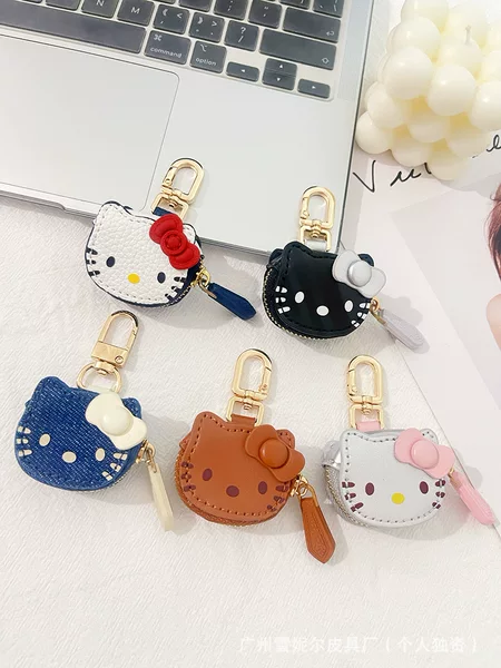 Childlike and Cute Kt Cat Bag Pendant, Niche Sweet Fashion Key Bag, Cartoon Hello Kitty Pendant, Gift for Girls