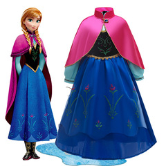 Halloween Frozen Children's Clothing Anna Princess Dress Frozen Anna Dress Dress Dress Cosplay