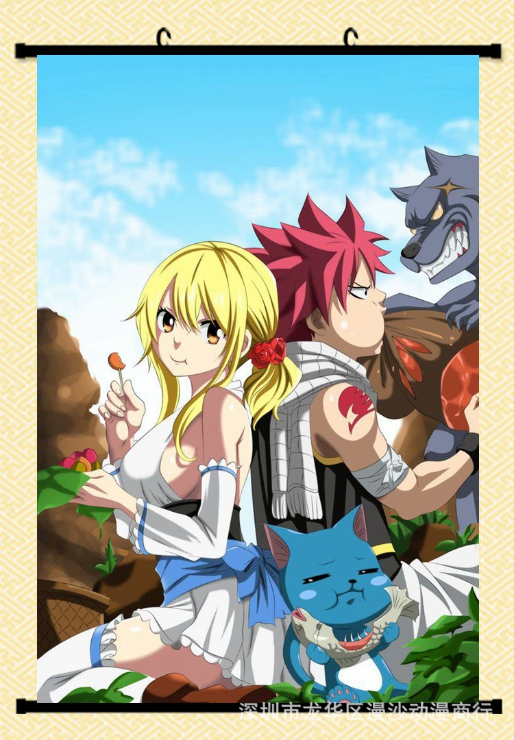Плакат "Fairy Tail" магия тьмы, выставочный постер, зарубежная торговля