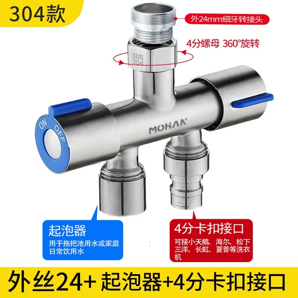 24 outer silk+304 stainless steel mesh mouth washing machine mouth