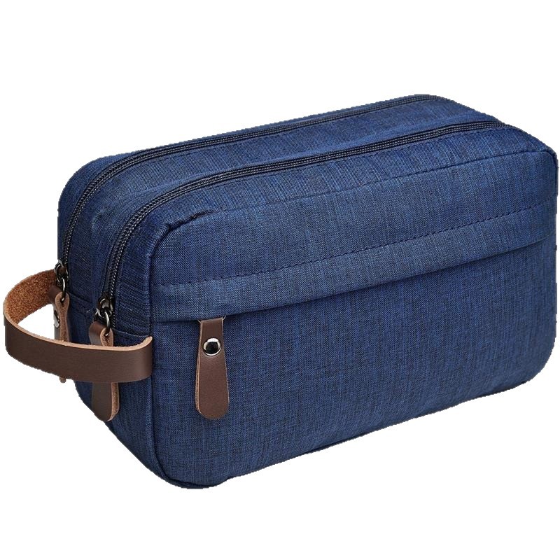 Viajes transfronterizos Bolsa de lavado para hombres Bolsa de cosméticos de lavado simple Bolsa de almacenamiento portátil de nylon impermeable de gran capacidad
