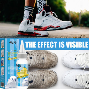 Jue-Fish White Shoe No-Wash Cleaner Sports Shoe Whitening Stain Removal Shoe Edge Decontamination Oxidation Gel
