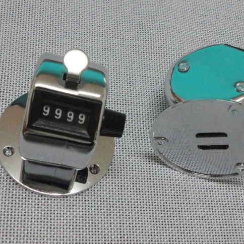 Металлический ручной счетчик с сиденьем Механический счетчик салона для начальной школы 0-9999 РУЧНЫЙ СЧЕТЧИК