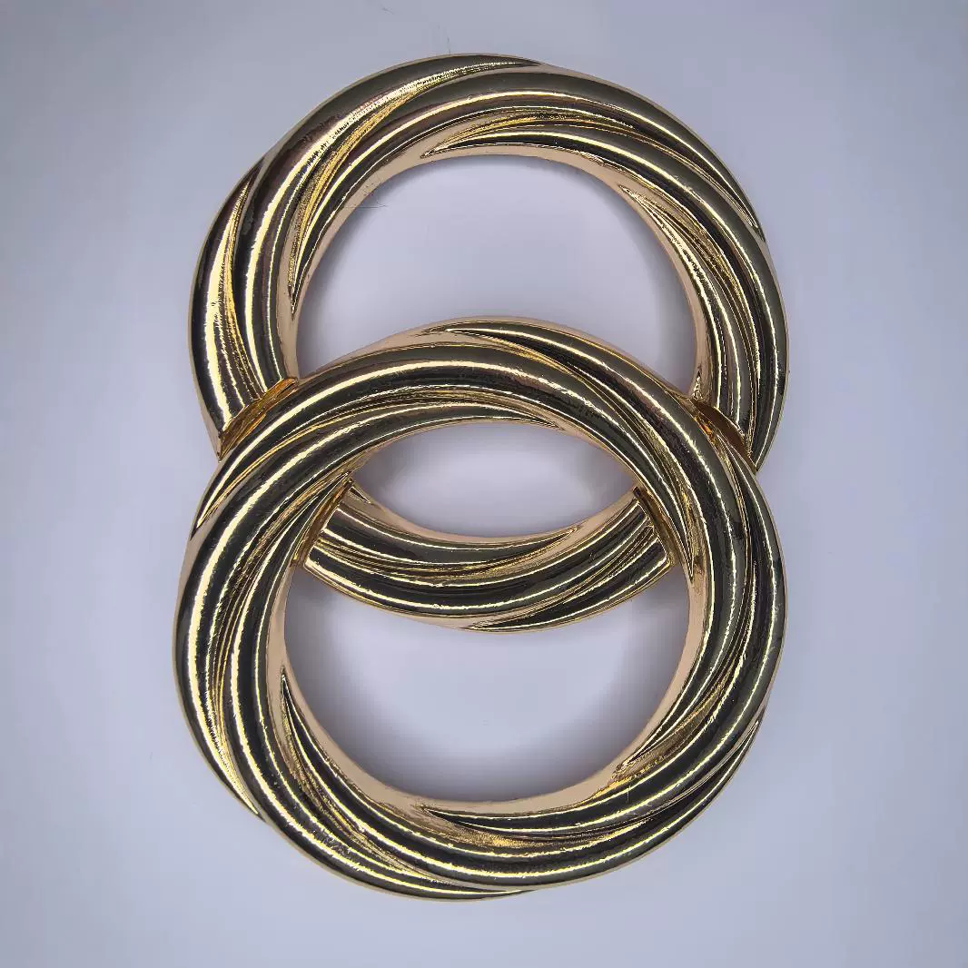 Леди цинковый сплав эластина пряжка мода элегантный тренд ремень пряжка золотая пряжка плетеная пластина пряжка