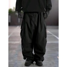 K 99186 Oversized Cargo Pants with Dropped Crotch �������ȹ�