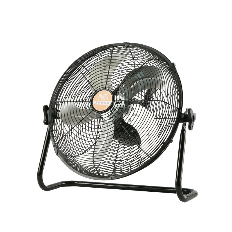 充電式扇風機サイレント家庭用屋外強風 12V ポータブル屋台ソーラー充電式フロアファン|undefined