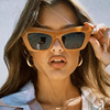 Sunglasses, brand retro glasses hip-hop style, cat's eye, European style, 2022, internet celebrity