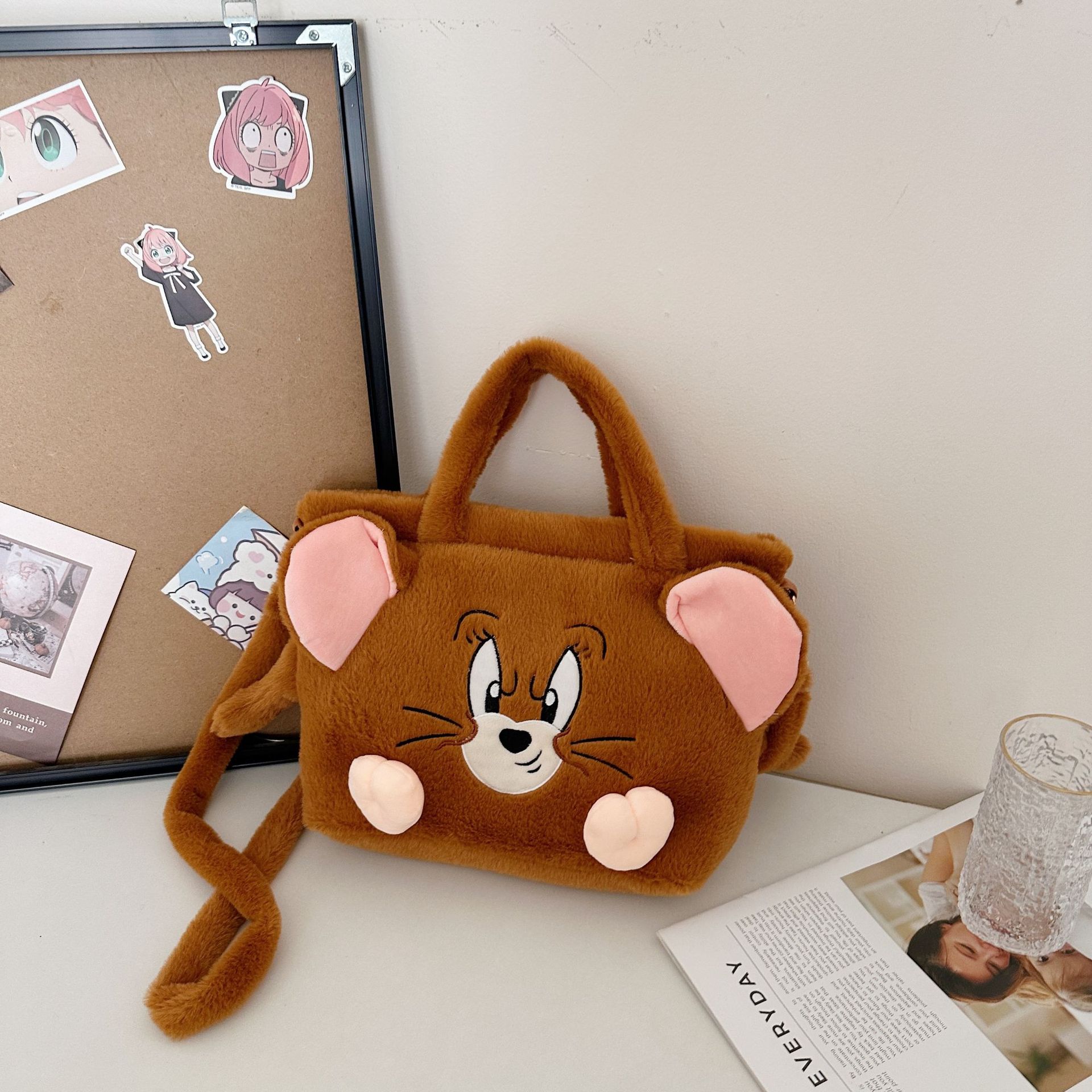 마우스 스퀘어 백 [지퍼로 오픈]