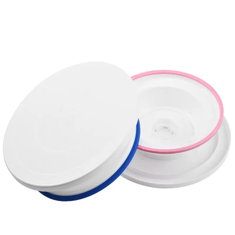 家用轻便稳固11寸蛋糕裱花台烘焙工具塑料防滑裱花转盘转台甜品