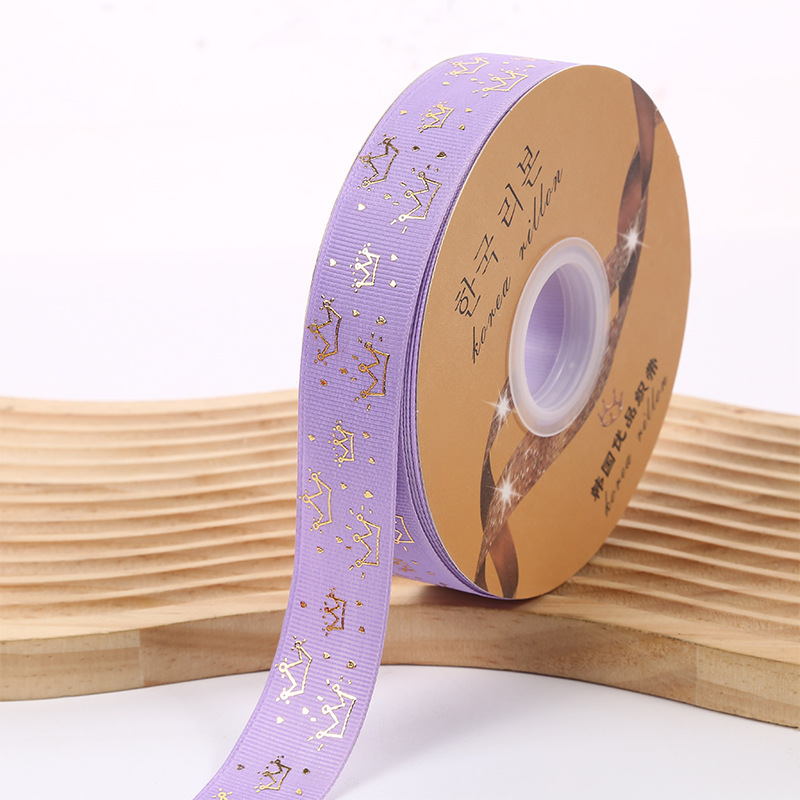 Nuevo estilo hecho a mano cinta gilding corona hilo cinta caja de regalo cinta de embalaje cinta de suministro directo de fábrica al por mayor
