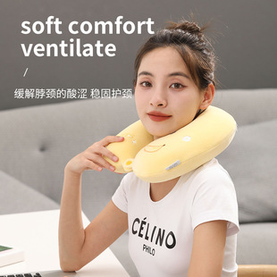 U-shaped pillow fruit embroidery cervical support memory foam travel office nap artifact in stock wholesale