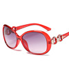 Fashionable retro sunglasses, glasses solar-powered, gradient, wholesale