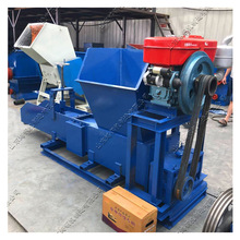 全自动螺旋EPS冷压机 聚乙烯减泡热熔机 双轴泡沫粉碎压块一体机