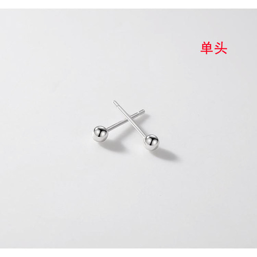 Acrylic Dangle Earrings 925 Silver Everyday Fashion Women's Unique Design Spiral Ear Bone Studs for New Piercings Simple Small Earrings