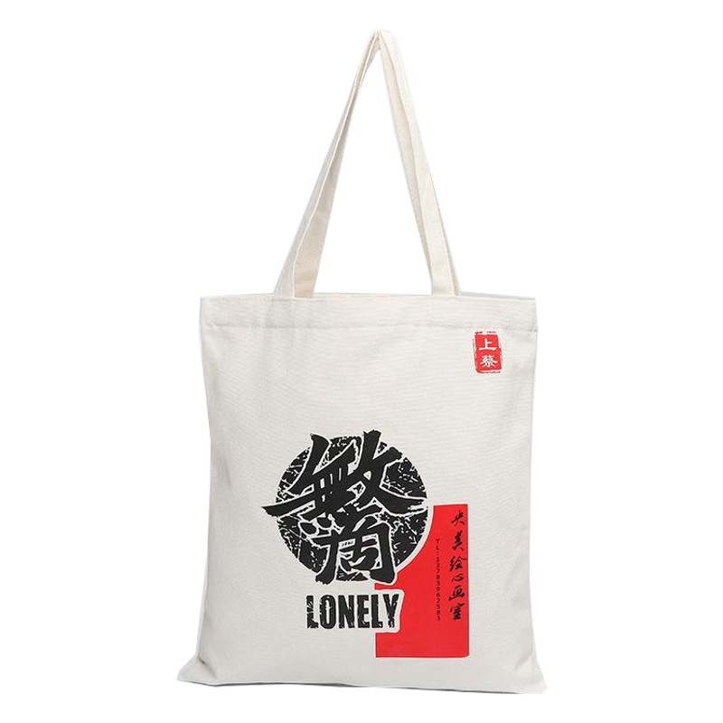 Bolsa de lona personalizada – tote bag de algodón para compras, clases o regalos