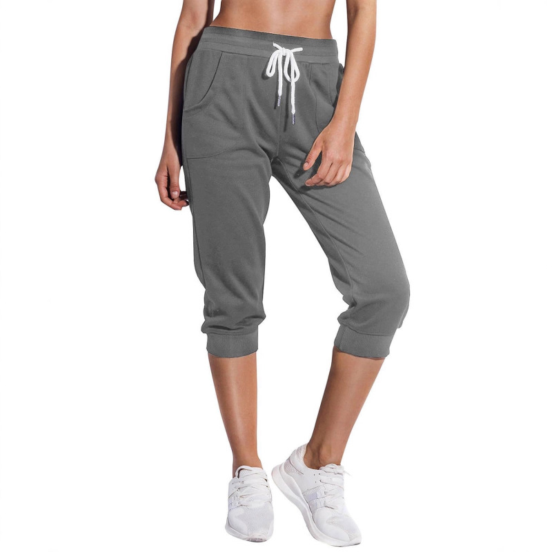 Cross-Border Women's Casual Sports Pants Tennis, Golf, Hiking Short Casual Pants with Loose Waistband on Both Sides