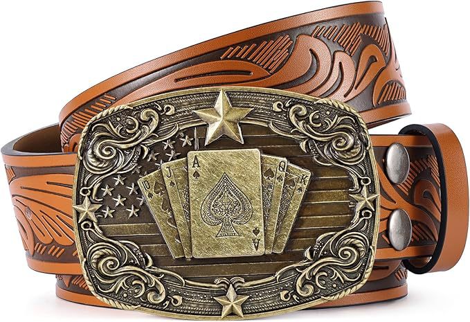 Brown bronze playing cards