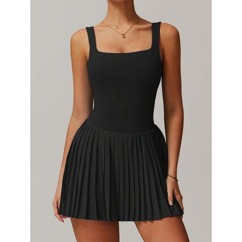 P 20521 Nude Feel Two Piece Tennis Skirt