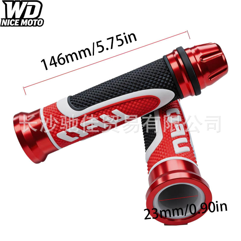 Cross-border bestseller: New UF0 three-color motorcycle modified handlebar grips, universal anti-slip shock-absorbing grip accessories