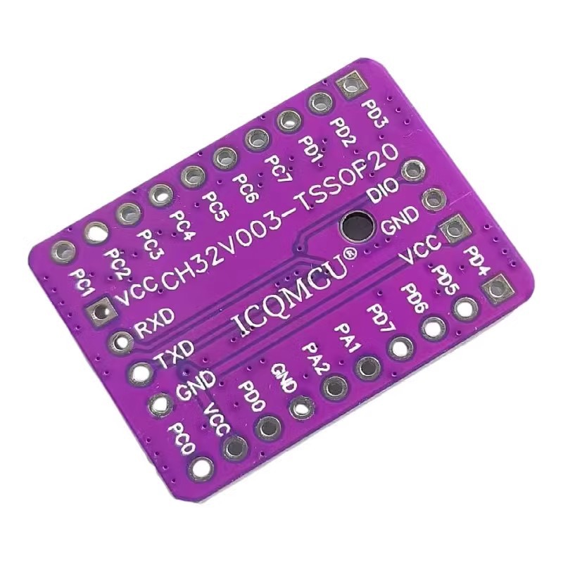 CH32V003 core board RSIC-V microcontroller development board learning board WCHLINKE emulator F4P6