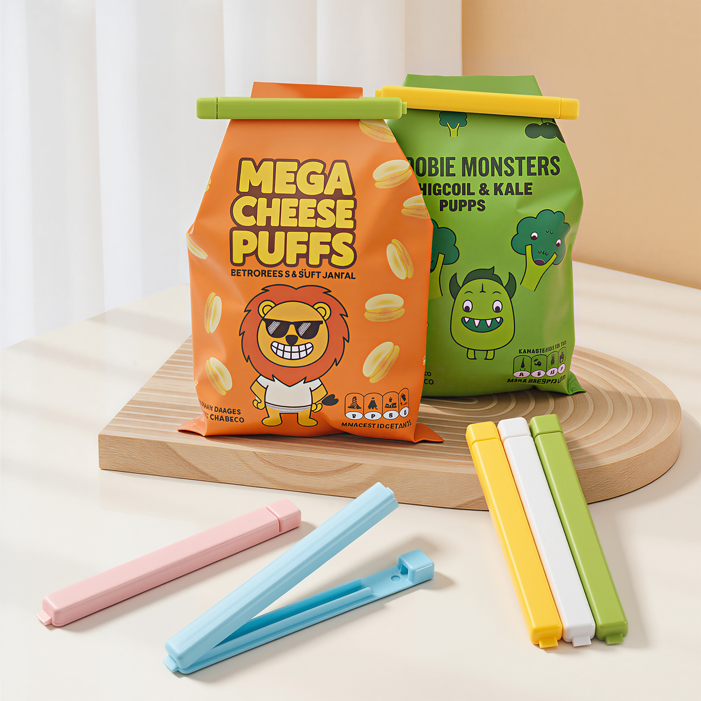 封口夹食品密封夹厨房防潮保鲜袋家用零食袋薯片夹子食物防潮神器