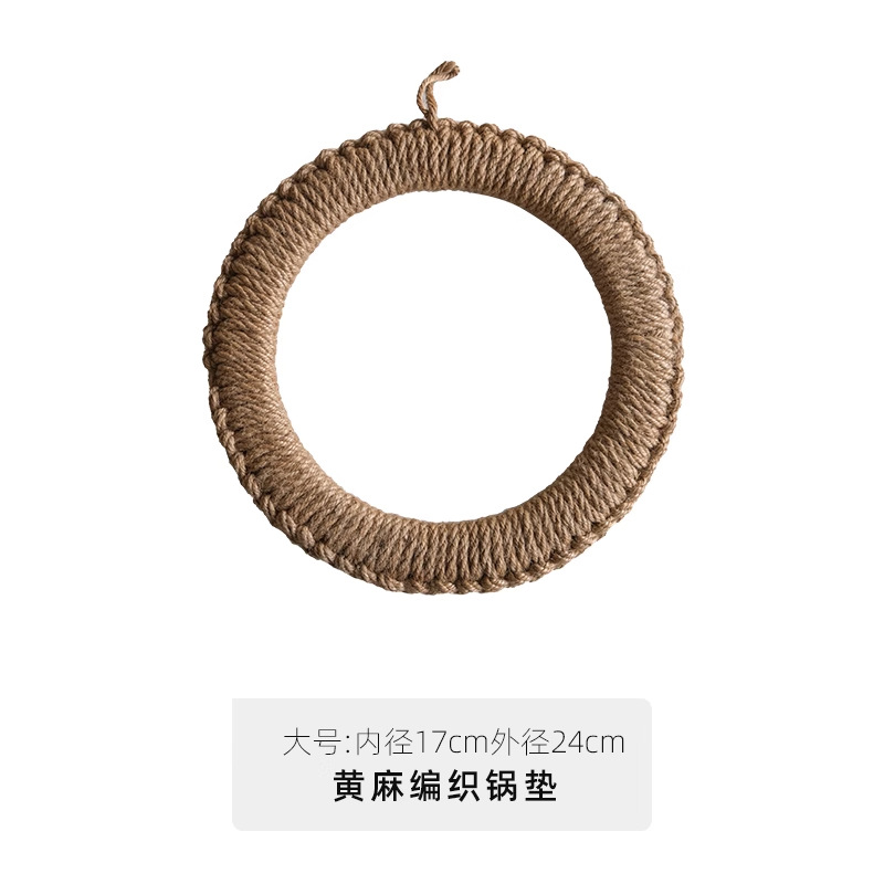 Spot yerba yerba tejida a mano posavasos fábrica fuente esmalte olla olla cazuela estilo japonés almohadilla de aislamiento térmico