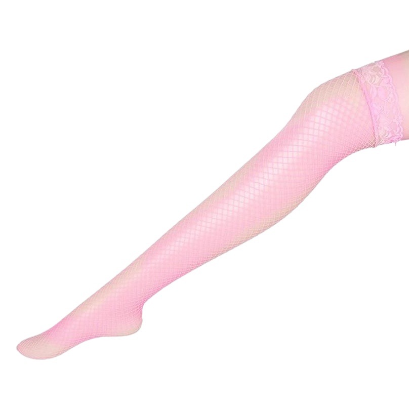 Lencería sexy a juego encaje borde largo tubo medio ojo malla medias sexy medias altas medias de red calcetines sexy 9025