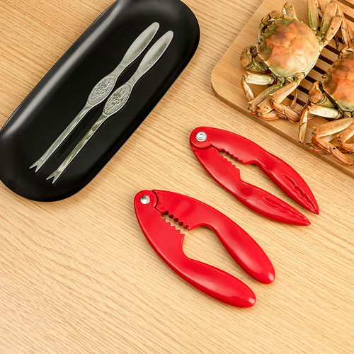 Commercial Alloy Crab Claws Crab Needle Set Creative Lobster Claws Walnut Clamp Tool Shelling Special Artifact Wholesale