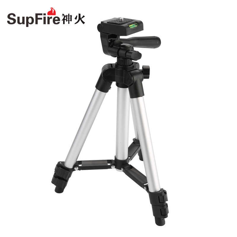神火户外夜钓灯钓鱼灯支架直播拍照单反相机摄影铝合金便携三脚架