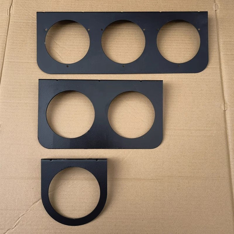 Trailer Rear Tail Light Round Lamp Bracket Iron Frame Support Single-Link Truck Rear Tail Light Lamp Holder Base